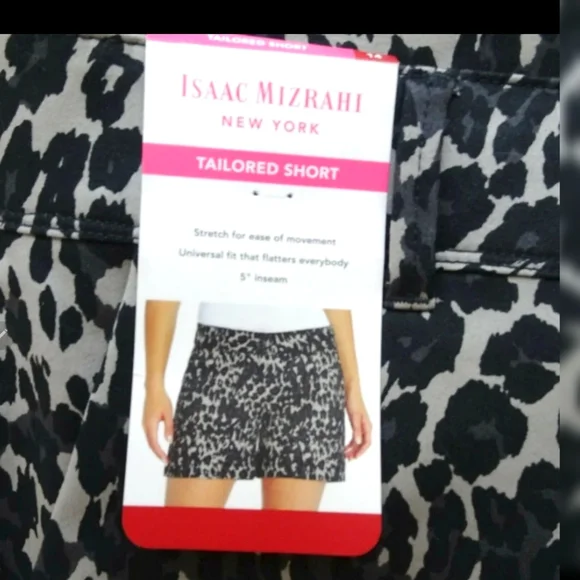 NWT Isaac Mizrahi Women's Stretch 5 inch Tailored Trouser Shorts - Picture 5 of 6